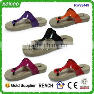 Patent PU Lovely Newest Girl Sandal Shoes Beach Slipper Shoes Women Sandals