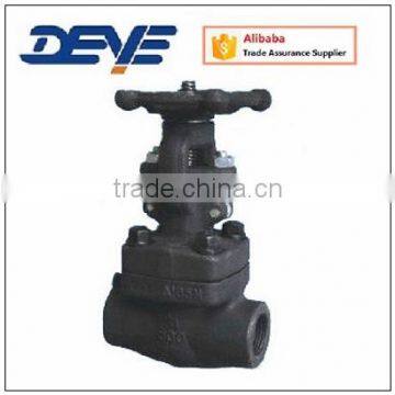 Forged Steel A105N BW ends or SW ends API600 Globe Valve With Pressure of 800LBS 1500LBS