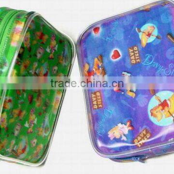 3D lenticular PVC Cosmetic Bags , 3D vinyl pouch