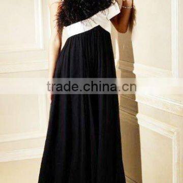 BLACK Ostrich feather fringe trims LZAY1271030