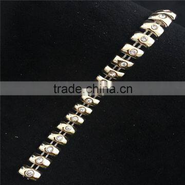 Stick on Strass Chain Gold Chain Rhinestone Roll for Bags/ Shoes Use photo-6