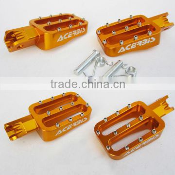 Hot sale motorcycle foot rest parts for cnc