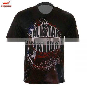 Wholesale Custom Design Dry Fit Polyester Sublimation New Men Sports T-shirts