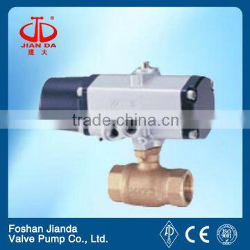 KITZ CS type pneumatic actuator ball valve/pneumatic ball valve