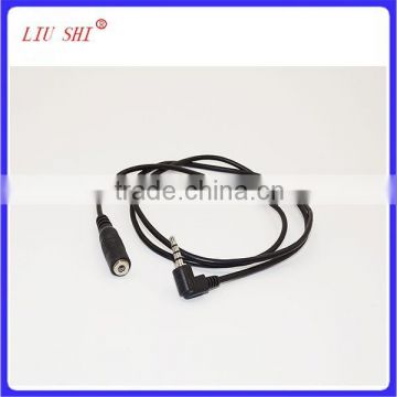 Right angle DC 3.5mm male to DC 3.5mm female cable