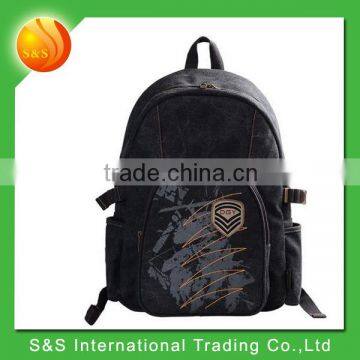 Mens Vintage Fashion Canvas Backpack for college School Bag