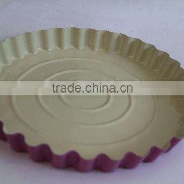 carbon steel pie pan baking pan