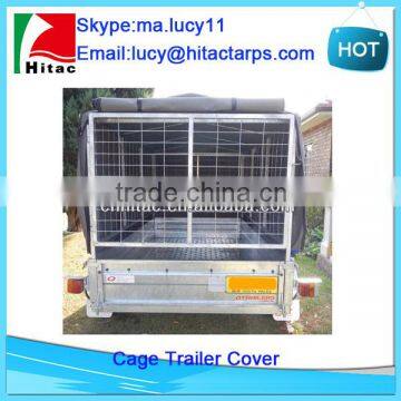 Durable waterproof cage trailer covers tarps for sale