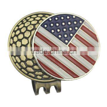 golf new products golf souvenir blank magnetic hat clips ball markers