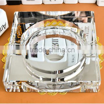 2015 hot sale custom gift crystal ashtray