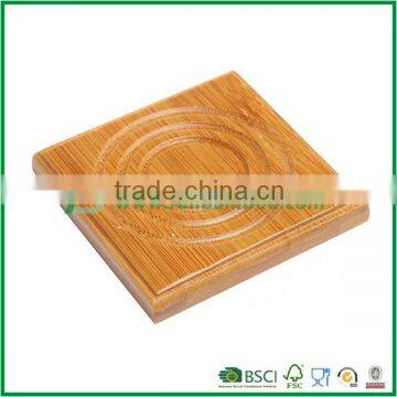 advanced bamboo tea coffee cup coaster set, bamboo dining table mats with multiple loops