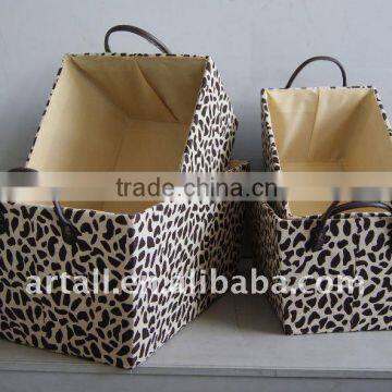 set of 4 storage box with handles