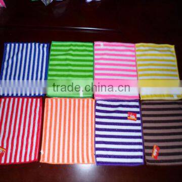 Microfiber stripe towel