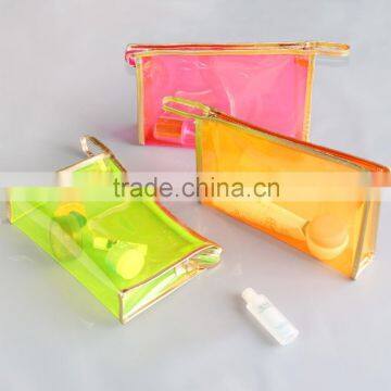 Clear Transparent PVC Makeup Bag With Zipper Travel Cosmetic Bag photo-4