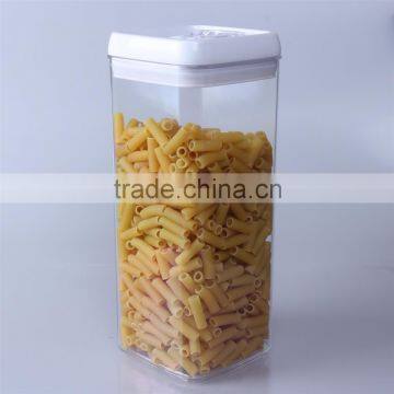 Large capacity storage jar easy lock air seal food container