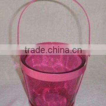 color glass pot