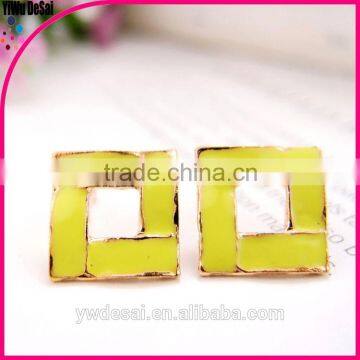 earrings women beautiful designed earrings/square stud earrings
