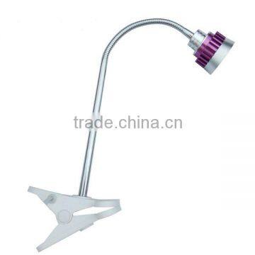 2014 3w table lamp with base switch and power outlet /small led clip lamp for reading