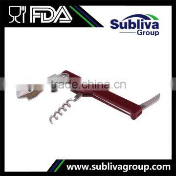 Burgundy Economy Stainless Steel Novelty Wine Corkscrew