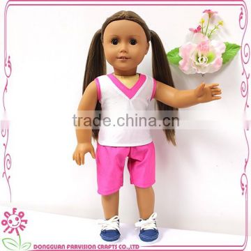 factory oem plastic pvc soft vinyl doll 18 inch with top high quality