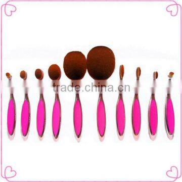 Make up rose gold oval makeup brush set hot sale                        
                                                Quality Choice
                                                                    Supplier's Choice