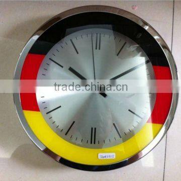 Metal wall clock