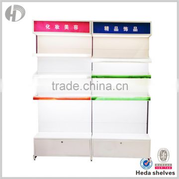 Factory Price Customized 2 Tier Acrylic Cosmetic Display Stand