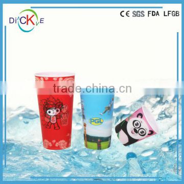 reusable plastic cup with straw/cute straw cup