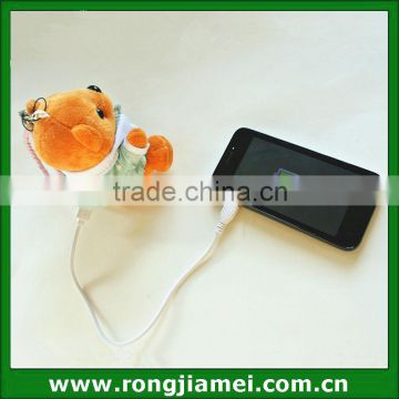 5200mah usb mobile power bank for smart phone or tablet as a Christmas bear shape