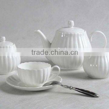 12pcs 15pcs 17pcs 24pcs white body porcelain stoneware earthenware bone china coffee tea pot set