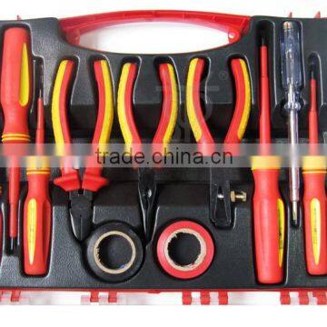 11pcs Electric Pliers Set, VDE Tools Set, Insulating Hardware Tools Kit, VDE Screwdriver