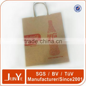 eco-friendly recycled collection kraft paper shopping bag