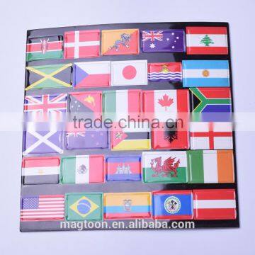 cheap wholesale national flag EVA fridge magnet for kids