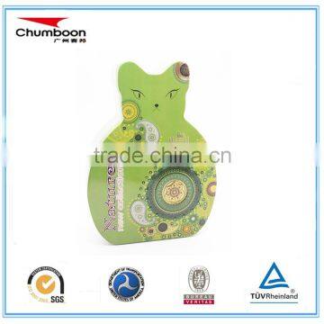 cat shape meal tin box, tea tin can, tin package in low price