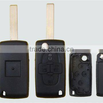 Best Price Citroen C8 & Peugeot 1007 4 Button FOB Remote Key Flip Case 407 Blade for citroen flip key