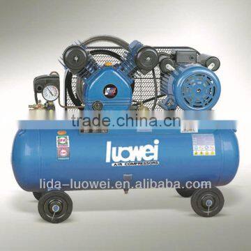 2HP/1.5KW Bellt driven one stage mobile piston air compressor V-0.17/8 60L