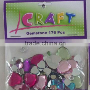 Garment Accessories Mix Color Acrylic Gemstone