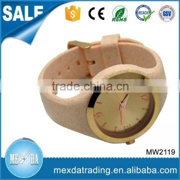 New Arrival Colourful Silicone Banded Waterproof Quartz Lady Watch photo-3