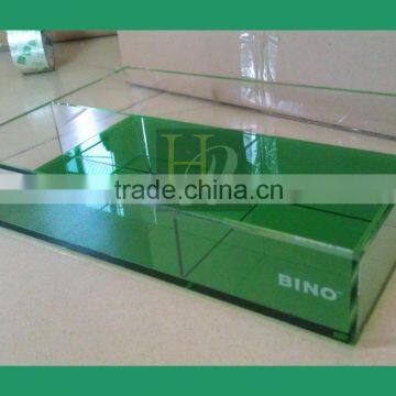 Acrylic serving tray with divider acrylic restaurant tray with compartments                        
                                                                                Supplier's Choice