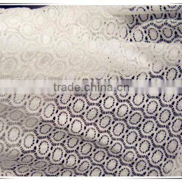 Knitted French Geometric Lace,Fashion elastic lace fabric