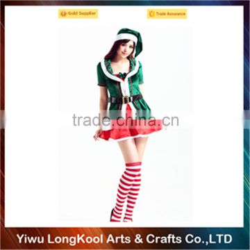 Wholesale cheap price low MOQ women cosplay costume Christmas sexy costume