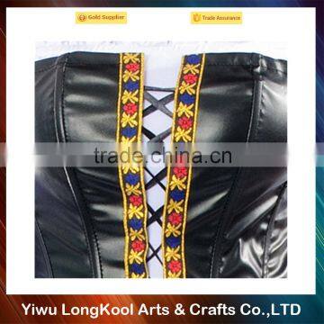 Wholesale High Quality Sexy Lady Cosplay Maid Costume Halloween PVC Leather Costume photo-3