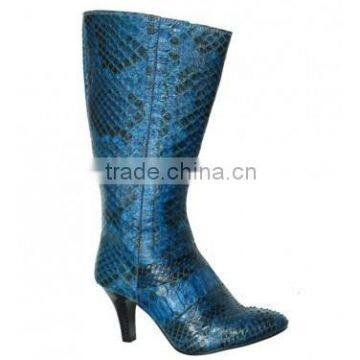 Python leather boots SWPS-005