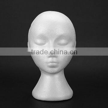 280mm White Polyfoam Mannequin Model Wig Head