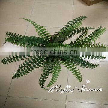 Natural look artificial plant for green wall decor wall hanging leaves for sale