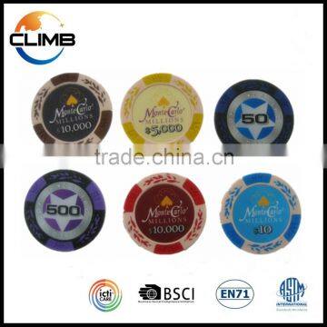 Wholesale High Quality Poker Chips Custom Logo Poker Chip Free Poker Chips Made in China photo-3