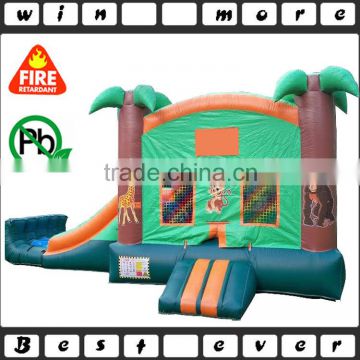 cheap 4 in 1 palms combo,used for inflatable bouncer slide combo