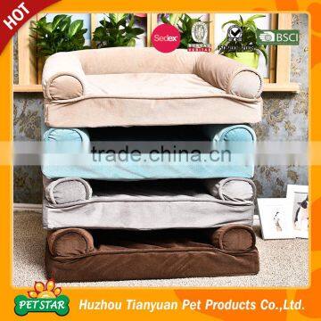 Cozy Cute Dog Beds Bolster Sofa