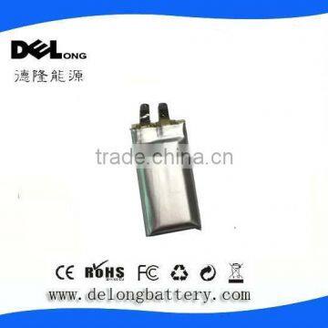 3.7v 100mAh rechargeable polymer battery