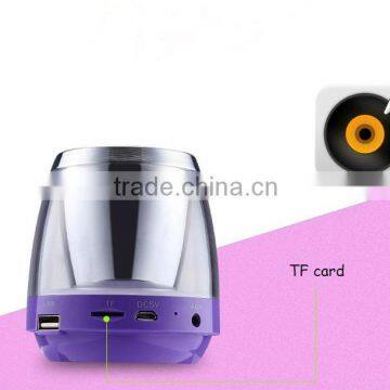 2015 China Mini Poratble Stereo Led Bluetooth Speaker, Wireless Microphone Speaker Outdoor